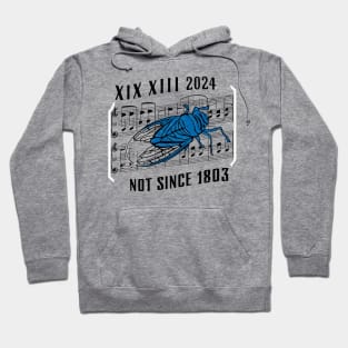 Brood XIII XIX Not Since 1803 Entomology Cicada 2024 Hoodie